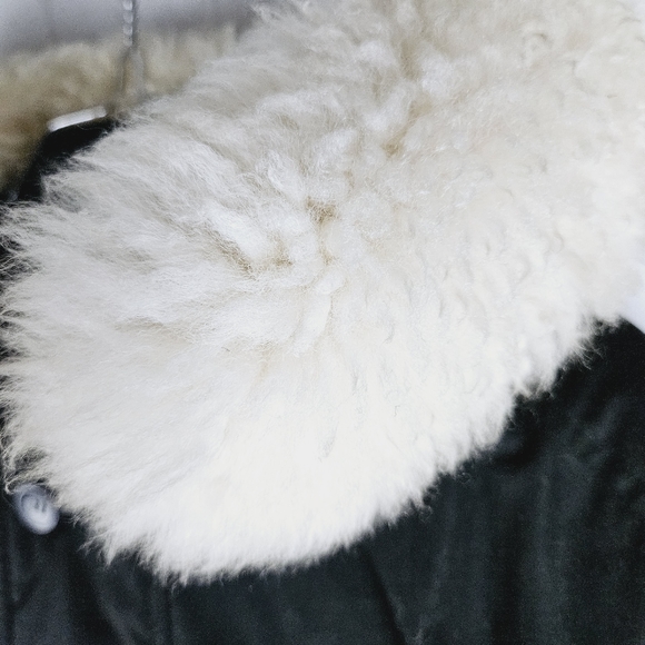 EDDIE BAUER | vintage goose down sheep fur trim parka winter jacket - Picture 3 of 11